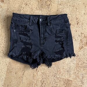 American Eagle Outfitters Charcoal Denim Shorts